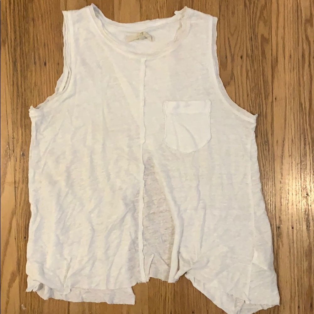 7 for all mankind open back tank
